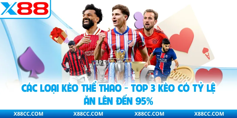 Các Loại Kèo Thể Thao - Top 3 Kèo Có Tỷ Lệ Ăn Lên Đến 95%