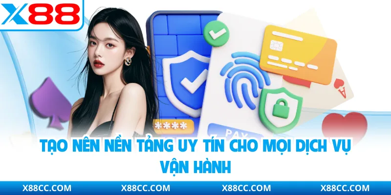 Tạo nên nền tảng uy tín cho mọi dịch vụ vận hành